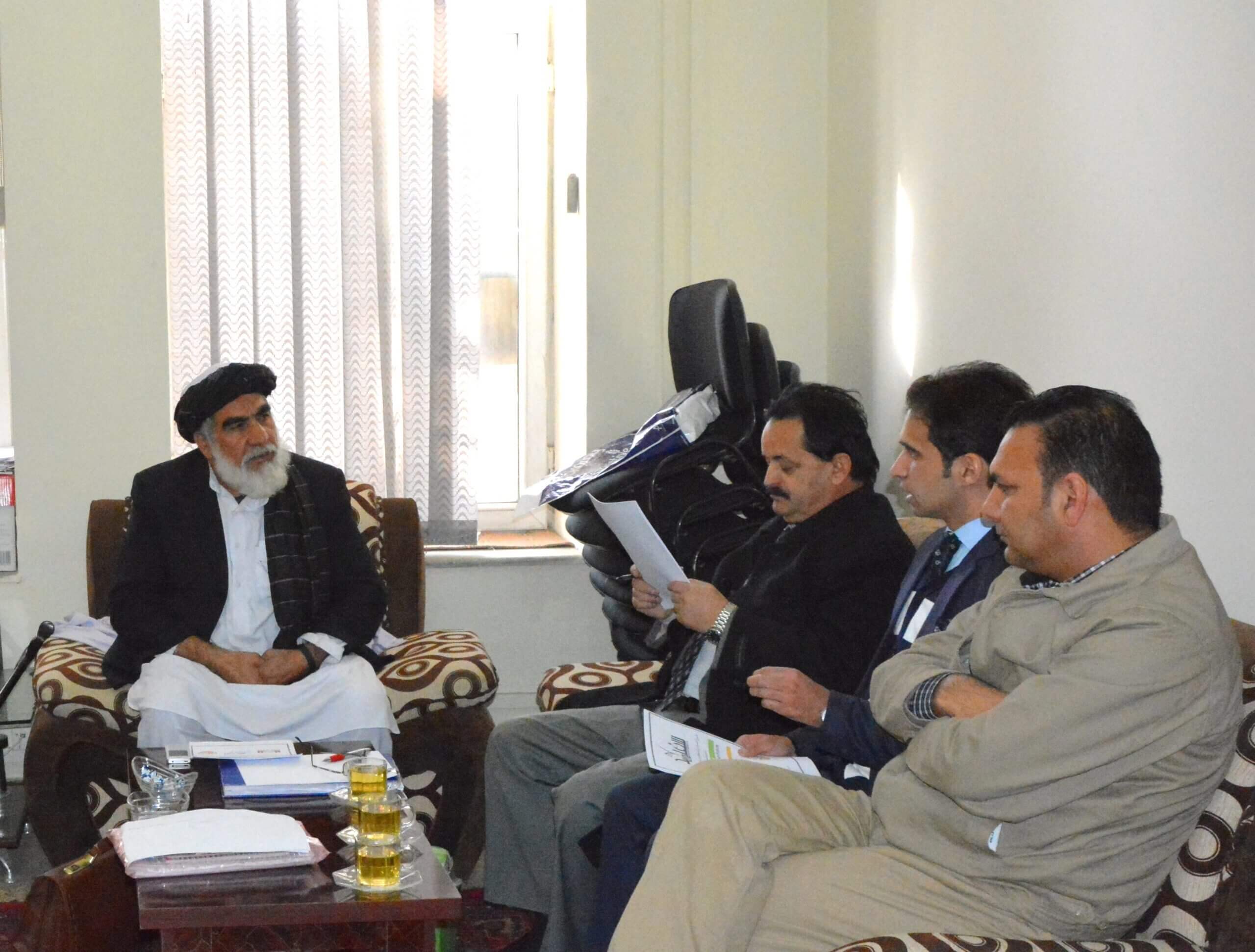 Meeting with head of Advisory Board of Afghanistan Entrepreneurs