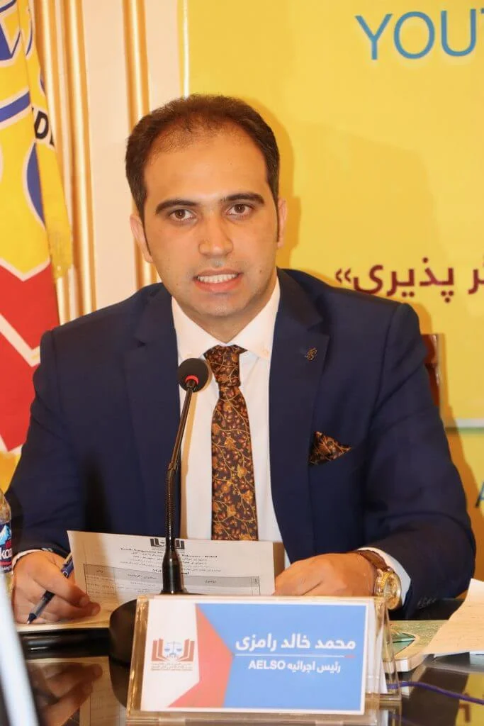 Mr. Khalid Ramizy, executive Director of AELSO inaugurating the symposium
