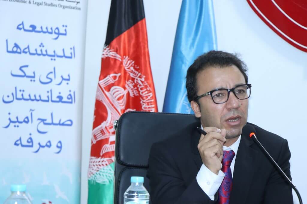 Prof. Zabihullah Afra, Head of Law & Political Science Department of Rana University