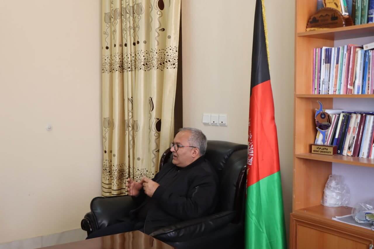 Dr. Abdullah Fayez, Chancellor of Herat University