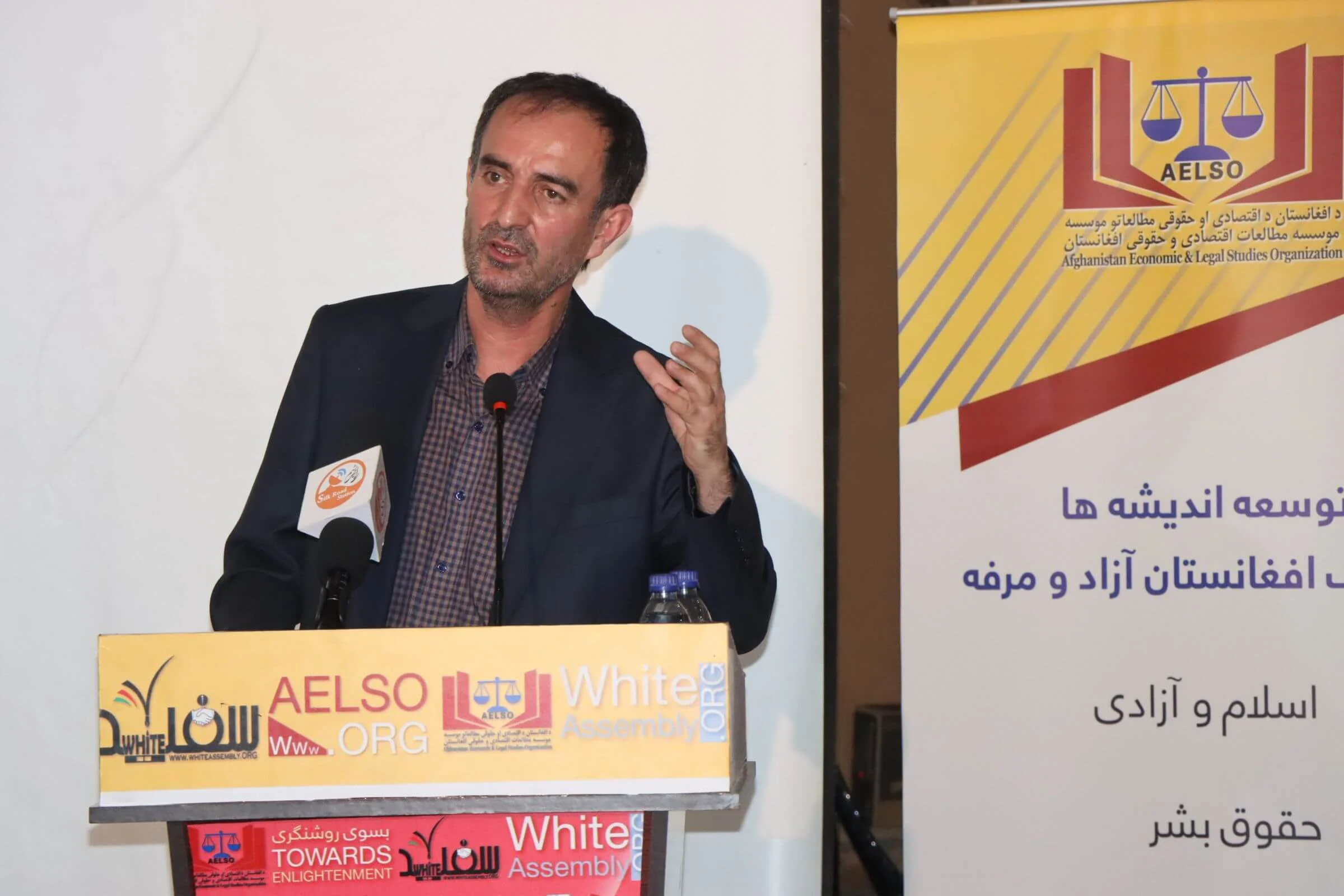 Prof. Khalil-ur-Rahman Sarwari, Head of the AELSO Academy and lecturer of Kabul University