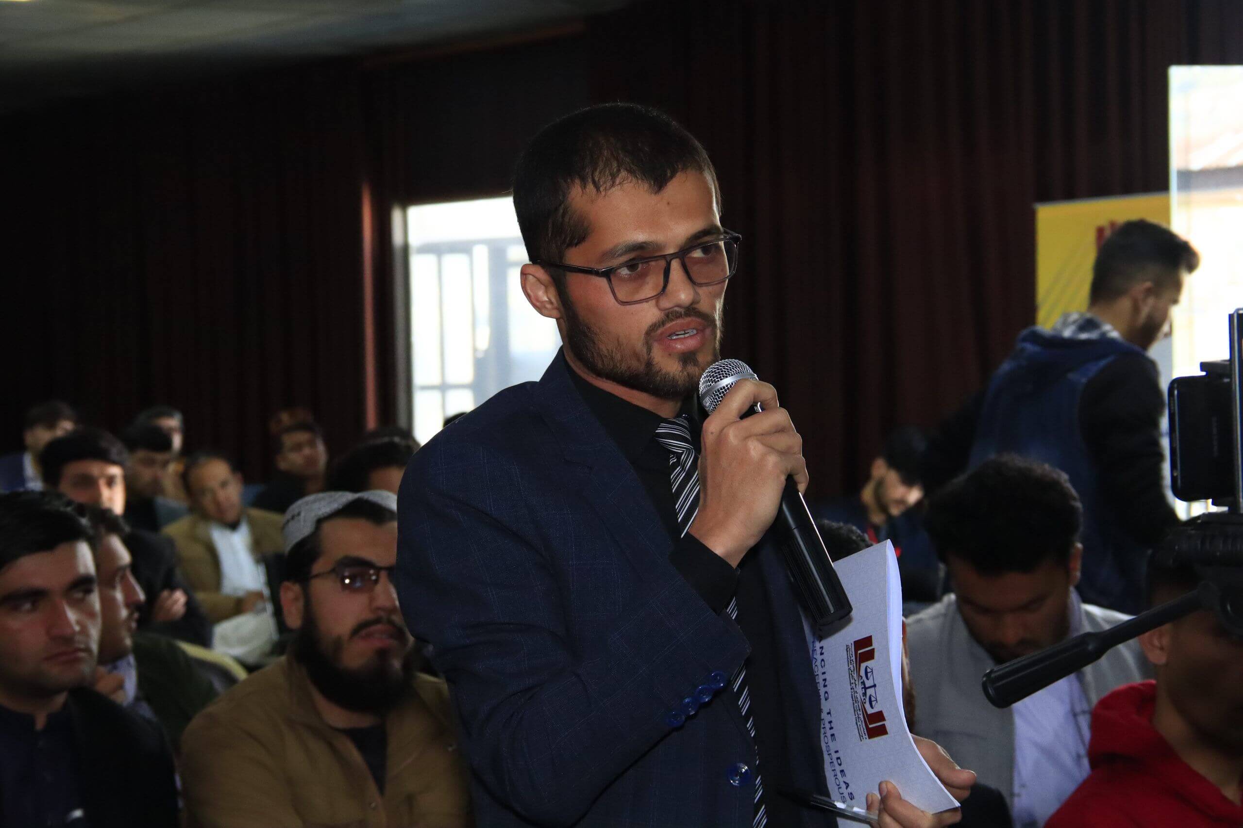Hazharul Haq Shamsi one of the participants from Parwan Province
