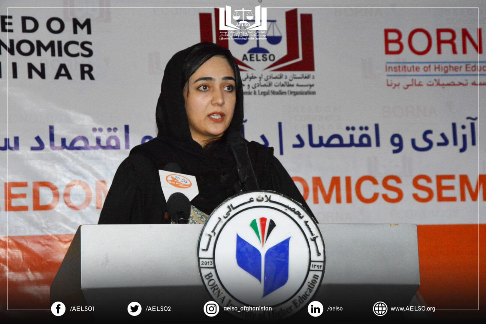 Zainab Tariq, participant of Freedom & Economics Seminar